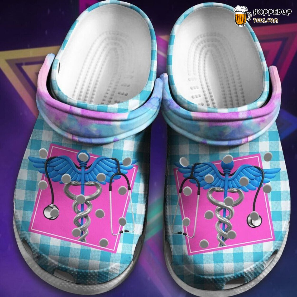 Nurse Themed Comfortable Practical Clog Shoes Healthcare Professional Gift
