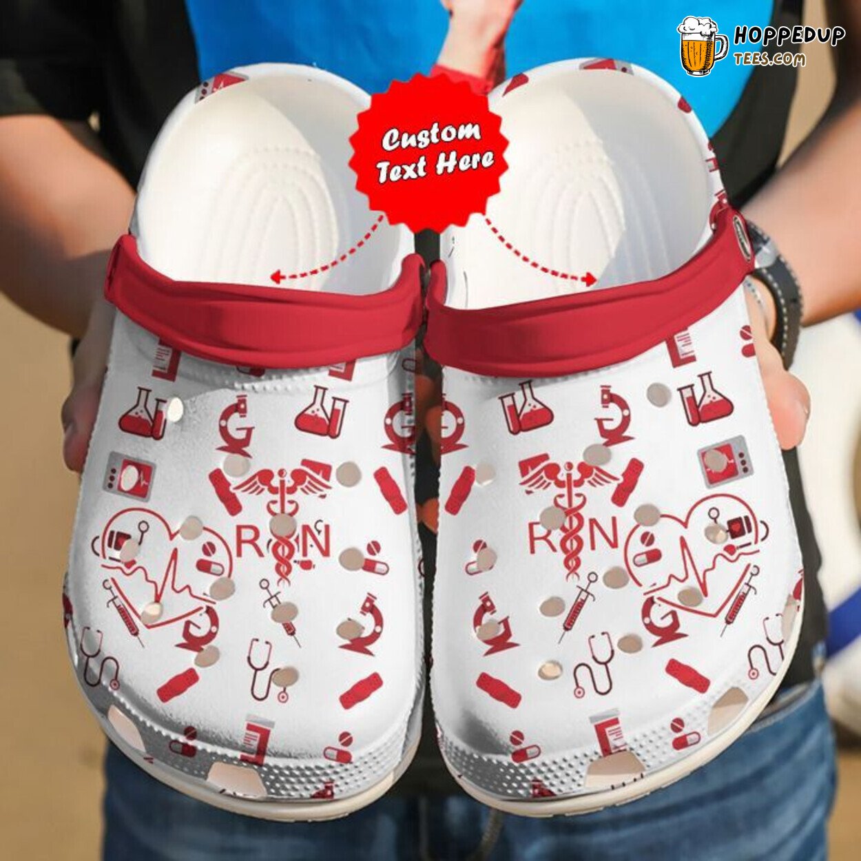 Nurse Themed Gift Comfortable Unique Design Classic Clog Shoes