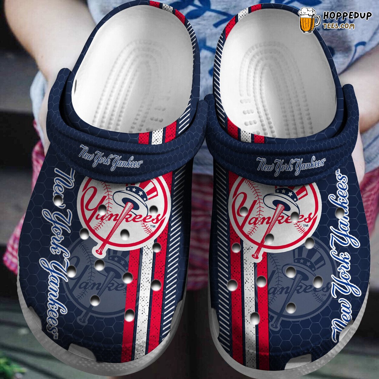 NY Yankees Custom Name Personalized Comfortable Unique Clog Shoes