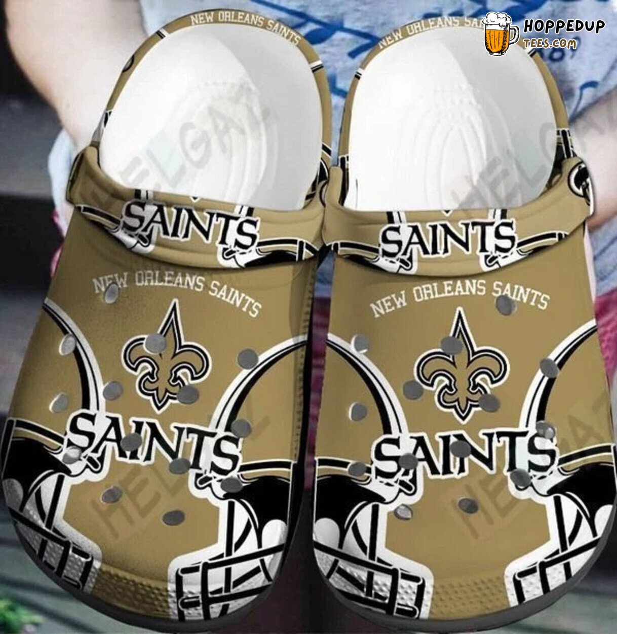 O Saints Customizable Name Personalized Comfortable Clog Shoes Unisex