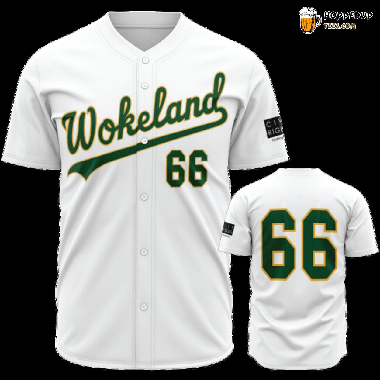 Oakland Pride Wokeland 3D Printed Baseball Jersey Shirt Urban