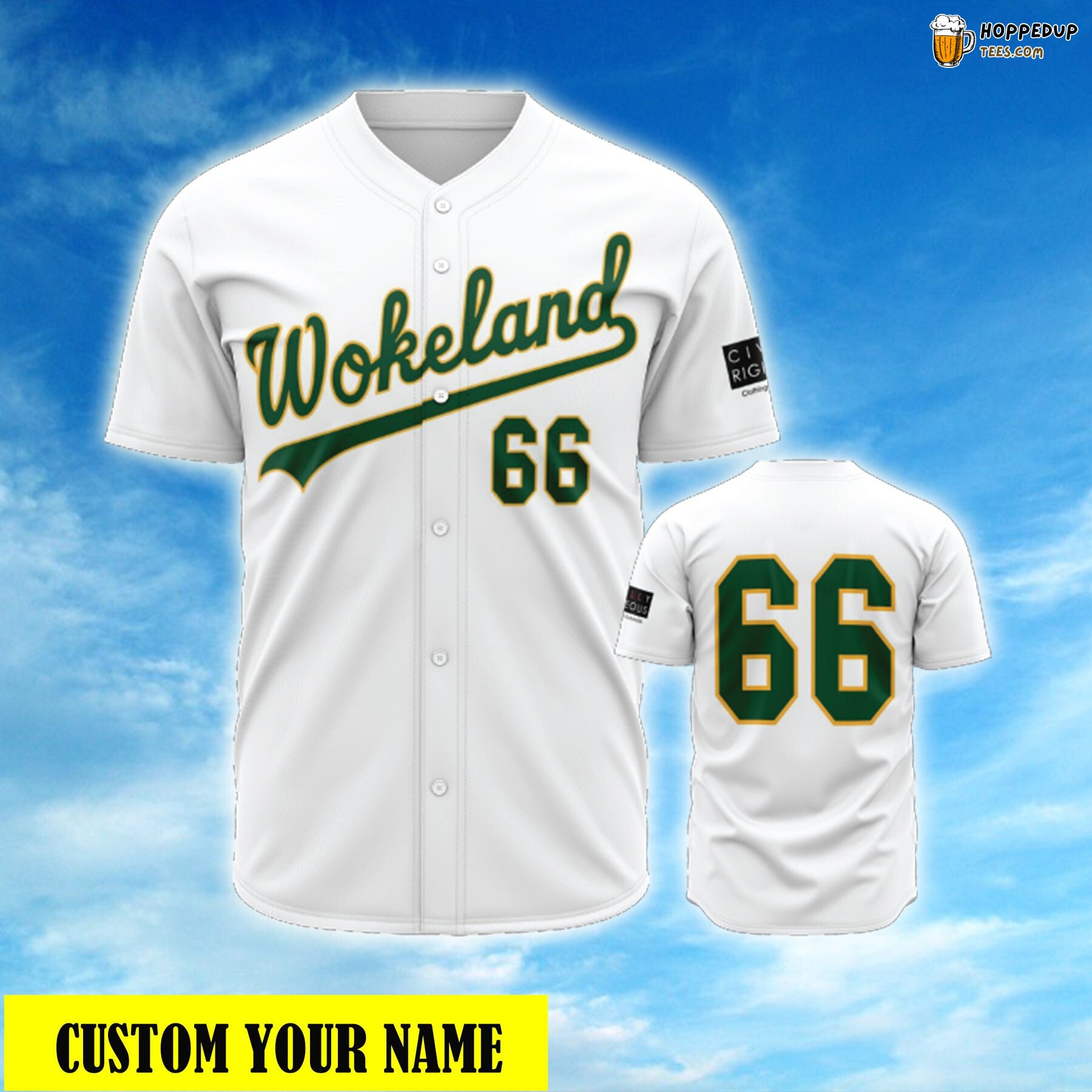 Oakland Pride Wokeland 3D Printed Baseball Jersey Shirt Urban