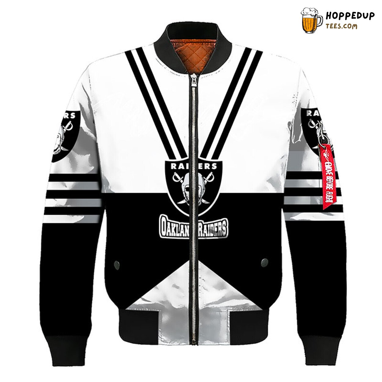 Oakland Raiders NFL Silver Bomber Jacket Distinct Style Theme