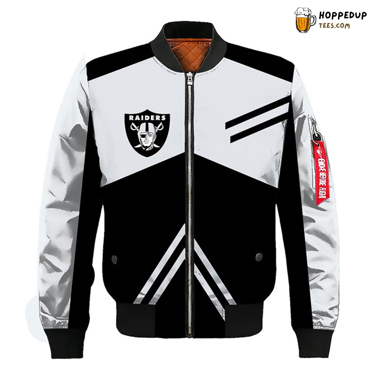 Oakland Raiders NFL Silver Bomber Jacket Distinctive Stylish Design