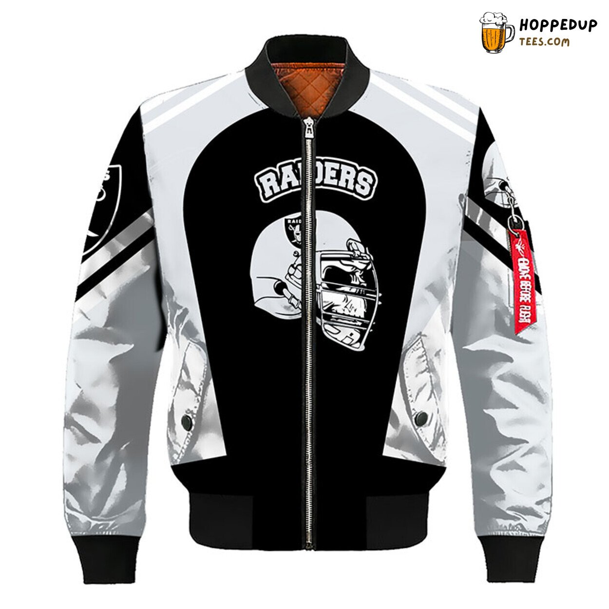 Oakland Raiders NFL Skull Silver Bomber Jacket Unique Style