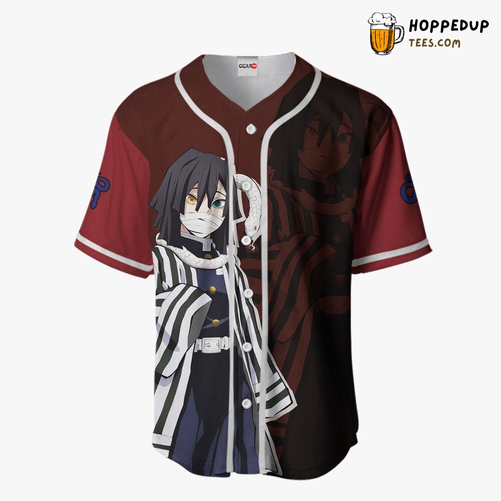 Obanai Iguro Unique Anime Collection Design Baseball Jersey Distinctive