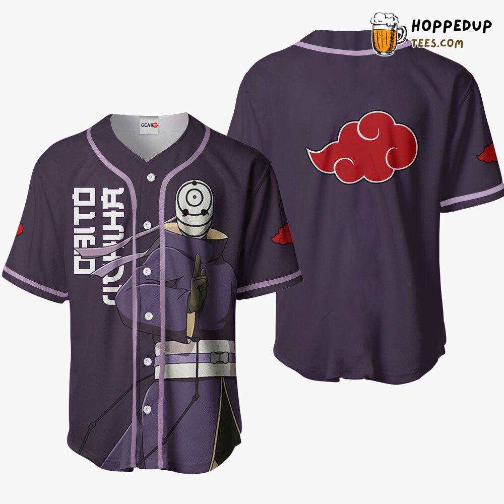 Obito Uchiha Unique Akatsuki Anime Collection Design Baseball Jersey