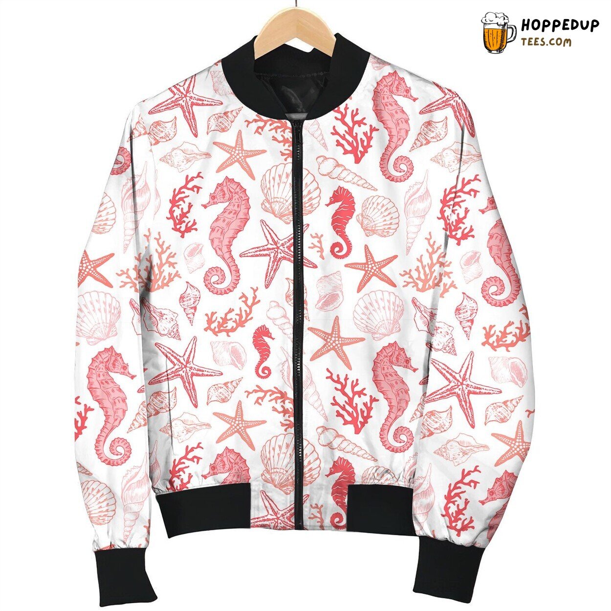 Ocean Hippocampus Bomber Jacket