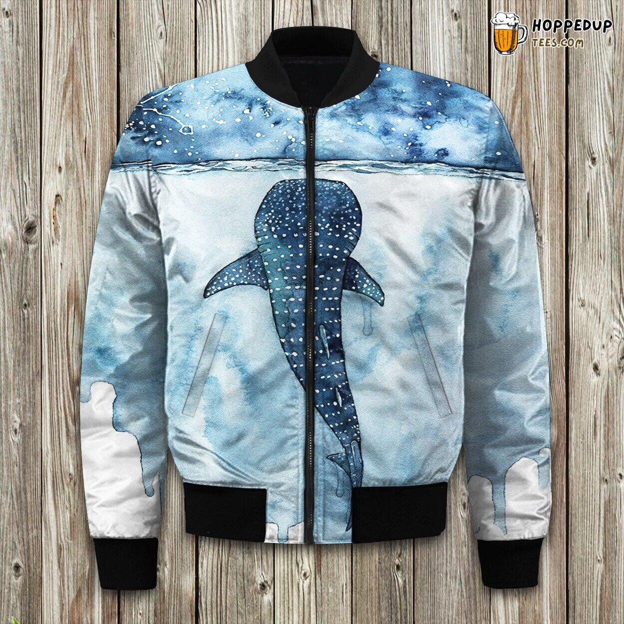Ocean Whale Shark Bomber Jacket