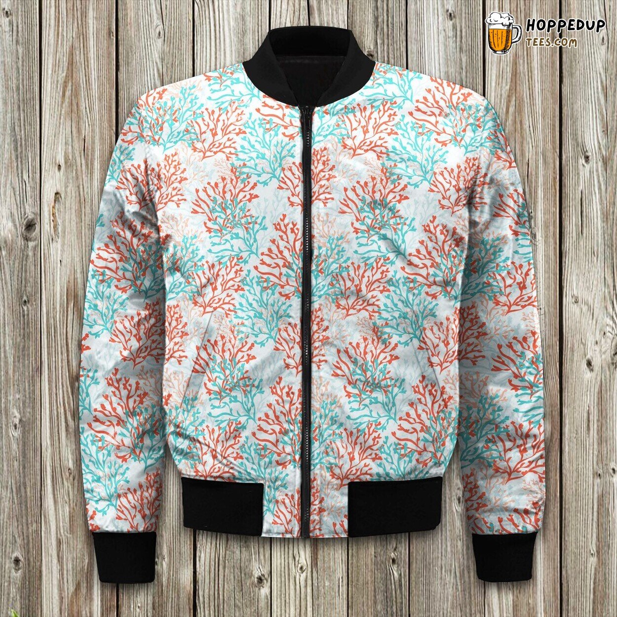 Oceanaire Winter Bomber Jacket Luxurious Seafoam Inspired Design