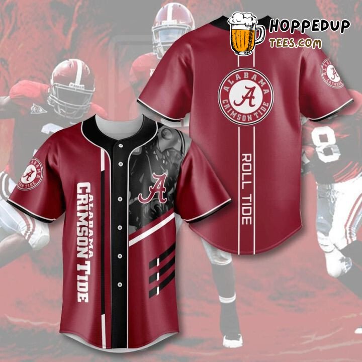 Official Alabama Crimson Tide Unisex Baseball Jersey Collegiate Pride