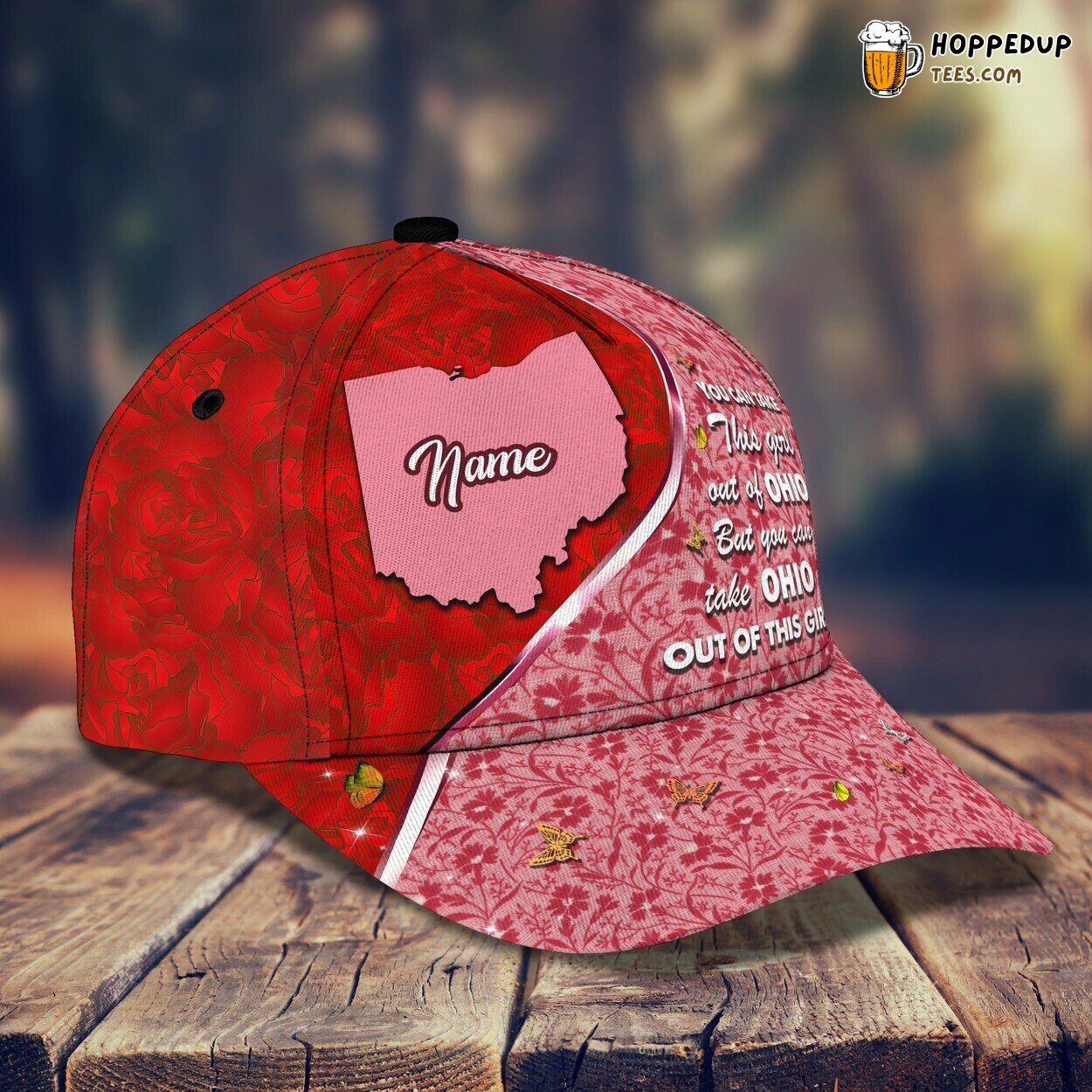 Ohio Girl 3D Classic Cap Personalized Name Unique Elegant Premium Style Ohio Girl 3D Classic Cap Personalized Name Unique Elegant Premium Style
