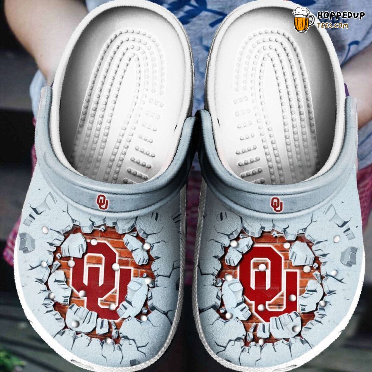 Oklahoma Sooners Tide Theme Comfortable Unique Stylish Design Clogs