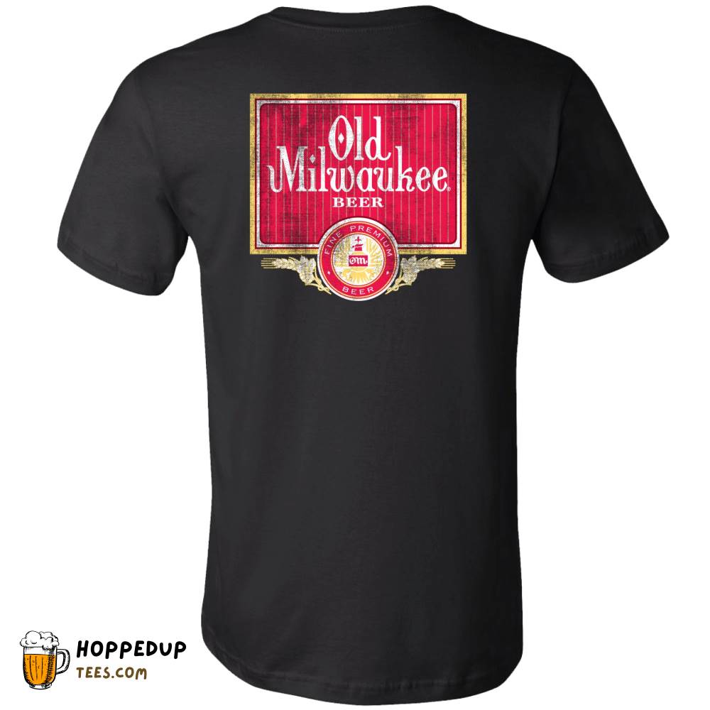 Old Milwaukee Beer Vintage Label Athletic Heather T-Shirt HU