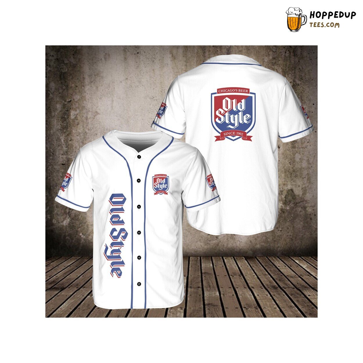 Old Style Beer Baseball Jersey Shirt Beer Lovers Vodka 3D Unisex Gift Family