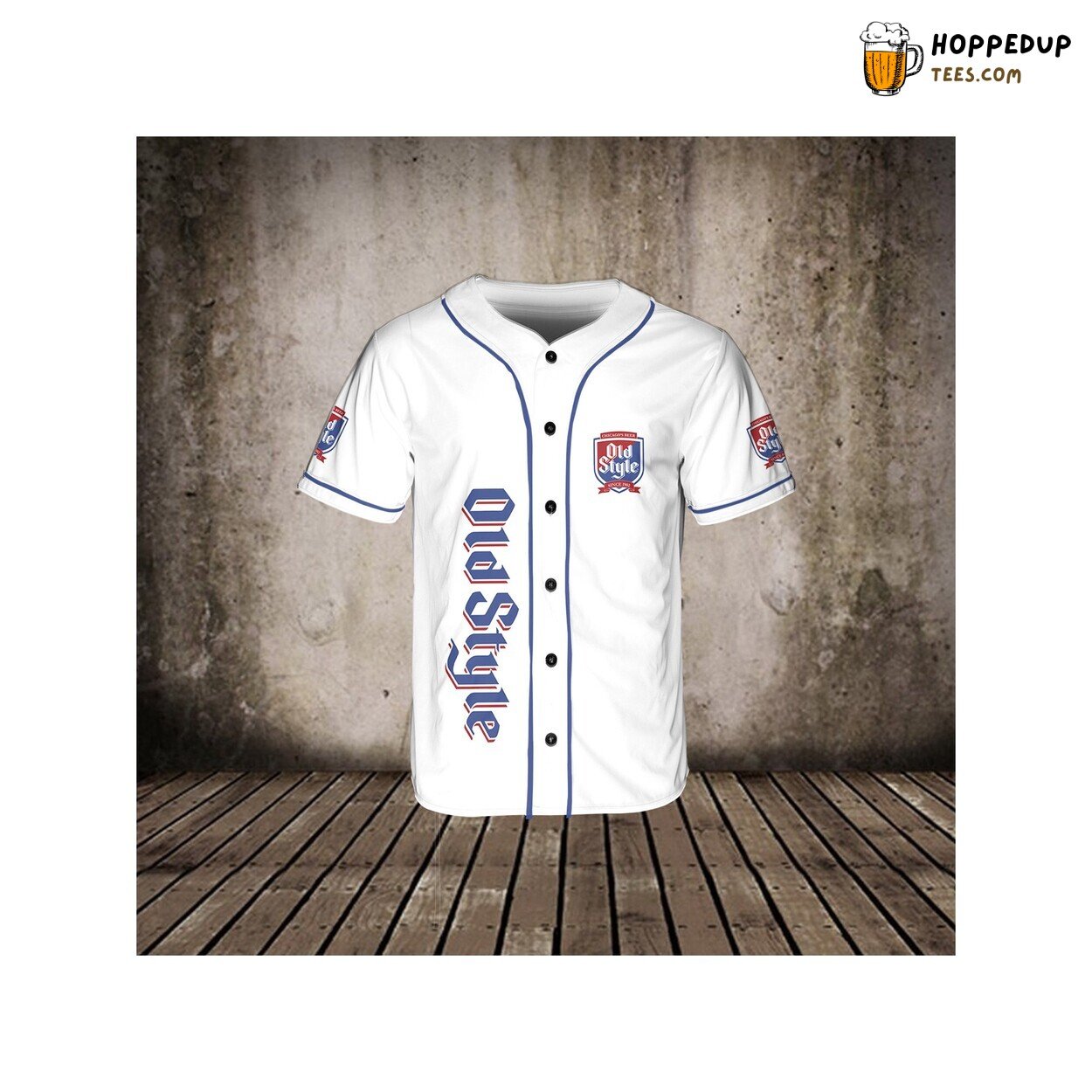 Old Style Beer Baseball Jersey Shirt Beer Lovers Vodka 3D Unisex Gift Family