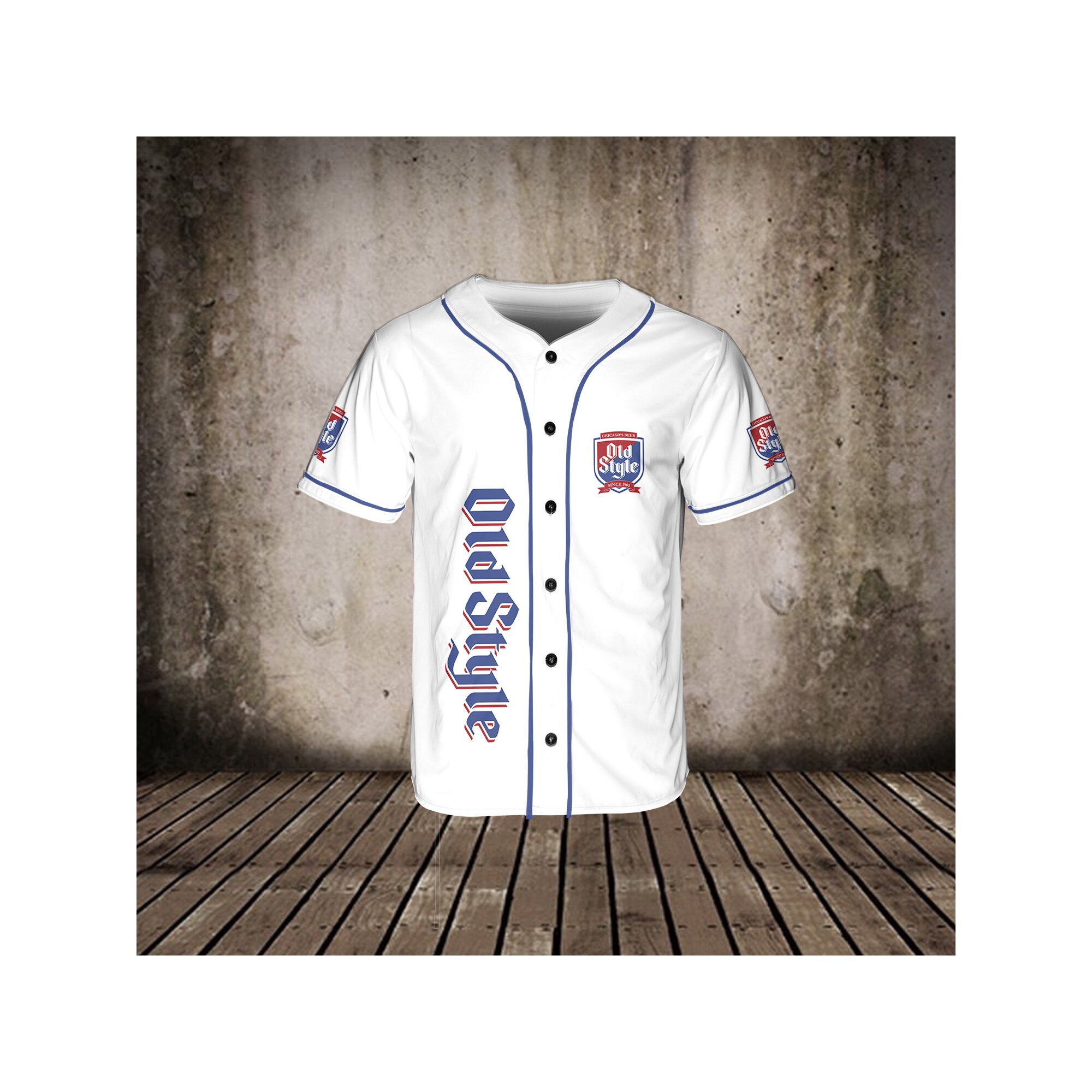 Old Style Beer Baseball Jersey Shirt for Beer Lovers HU