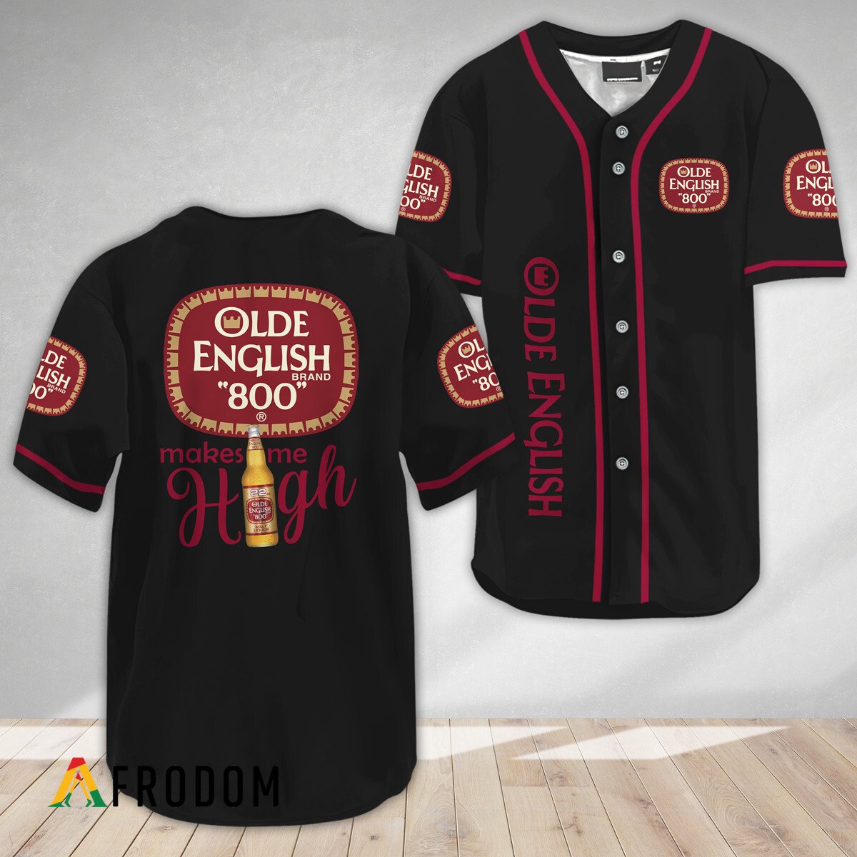 Olde English 800 High Spirits Baseball Jersey HU