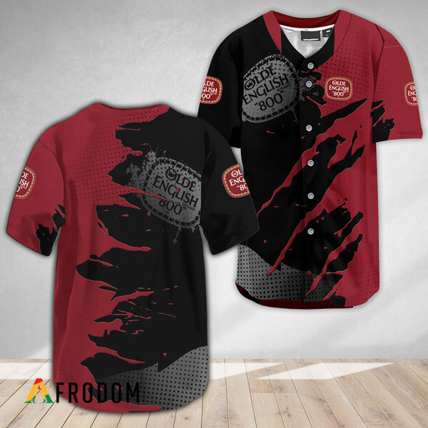 Olde English 800 Metal Crack Pattern Baseball Jersey HU
