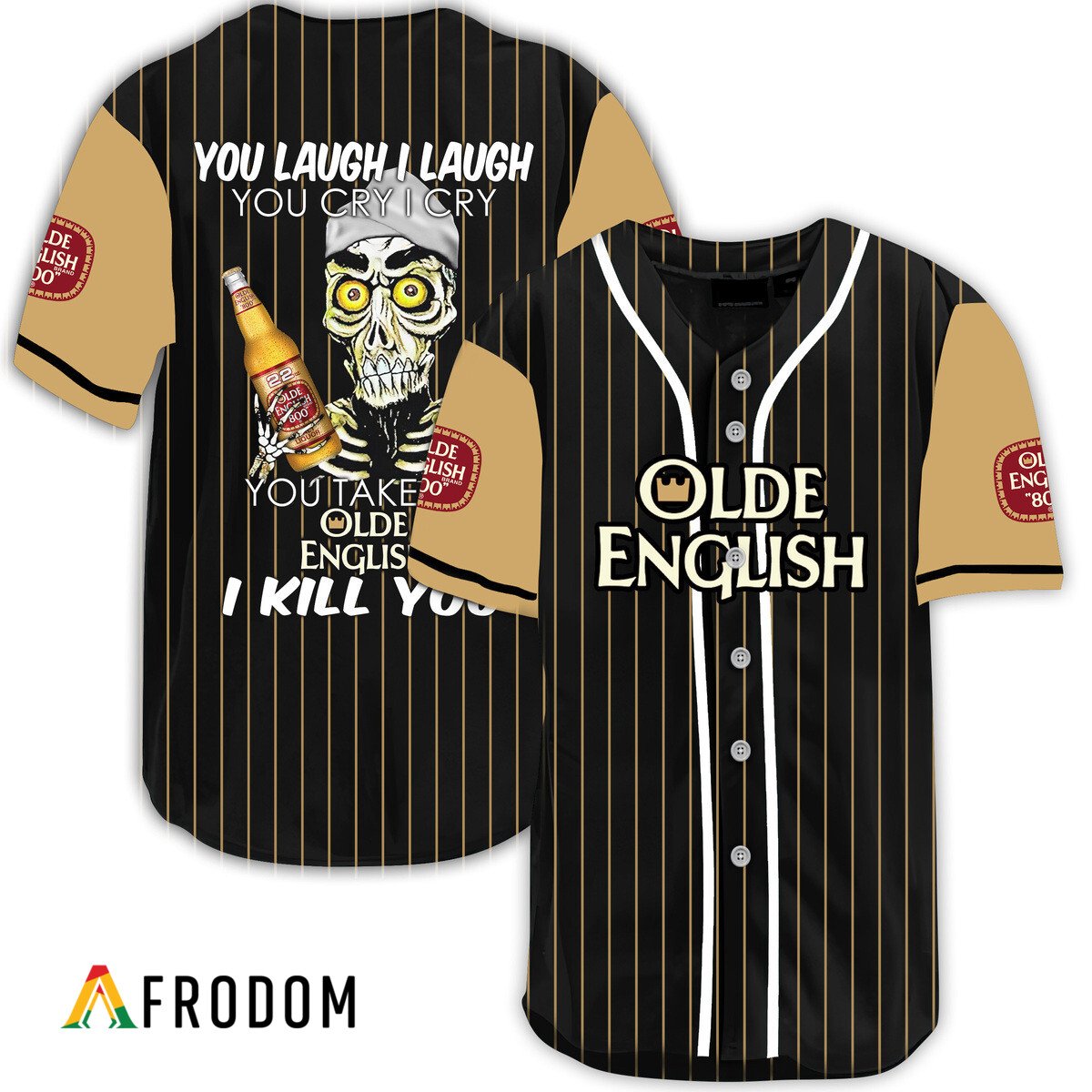 Olde English 800 Protective Laugh Cry Jersey HU
