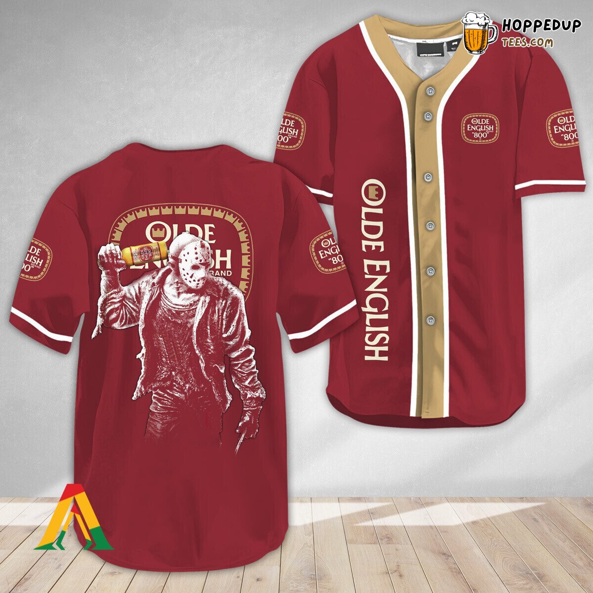Olde English Beer Jason Voorhees Horror Unique Baseball Jersey Wear