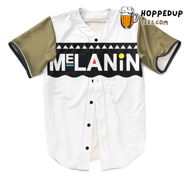 Olive Melanin Pride Graphic 3D Printed Baseball Jersey Cultural Art