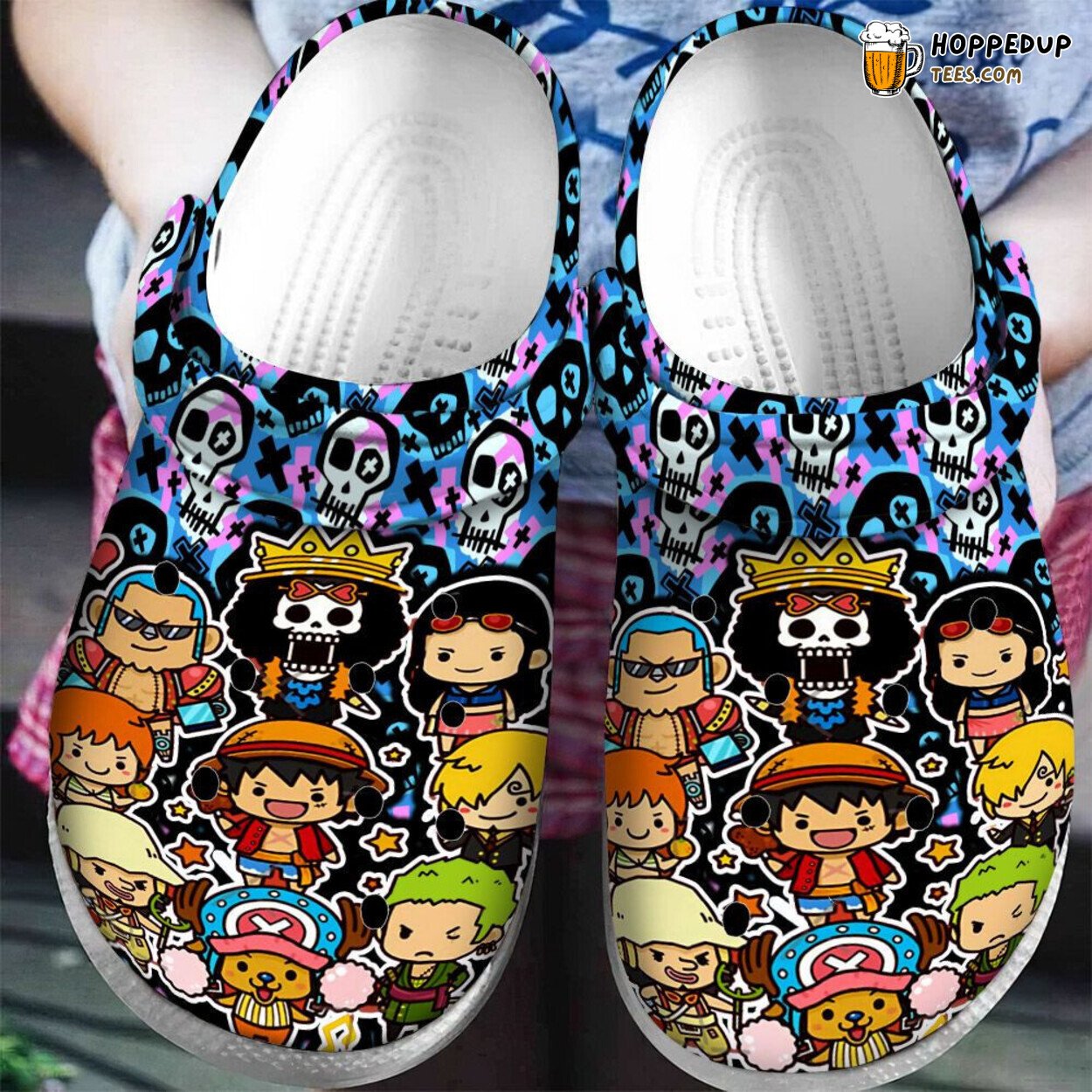 One Piece Chibi Rubber Comfortable Unique Design Footwear Clogs