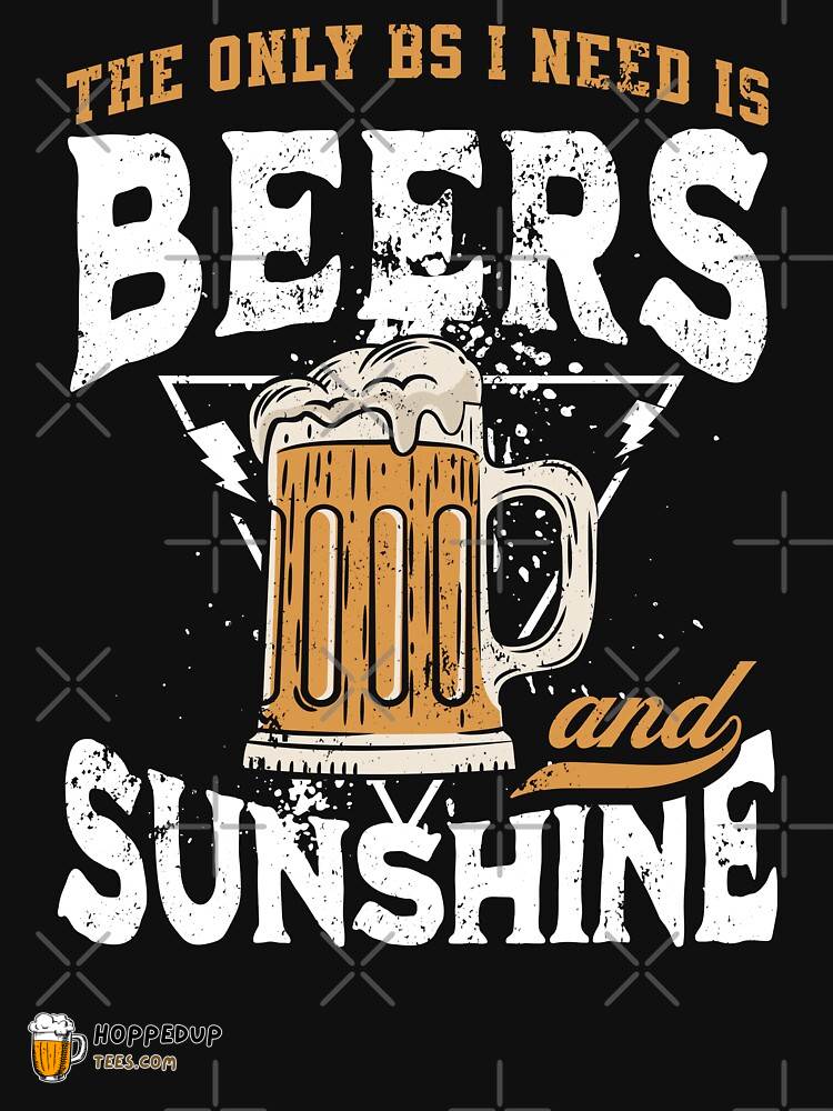 Only BS I Need Beers Sunshine Retro Summer Vacation T-Shirt HU