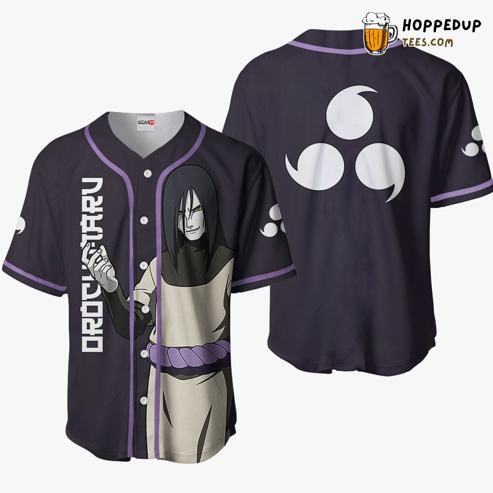 Orochimaru Unique Anime Design Baseball Jersey Distinctive Edition Style