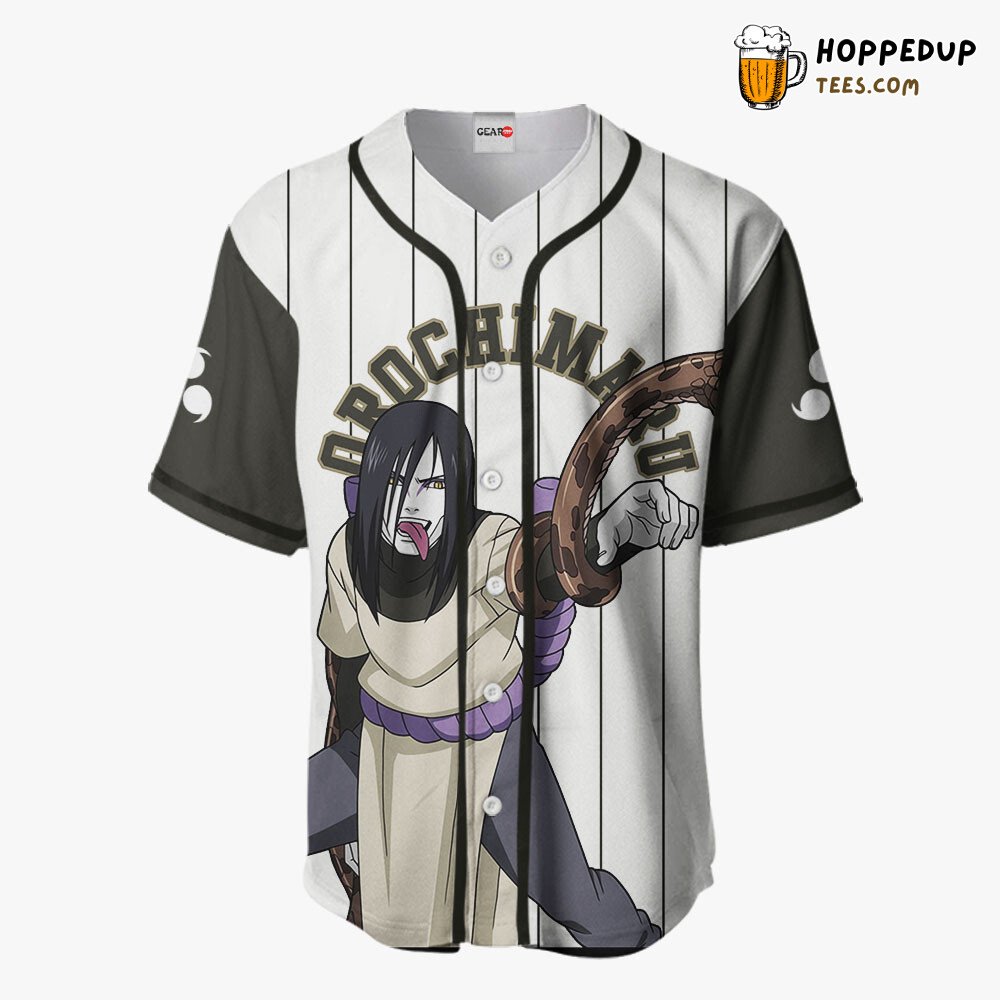 Orochimaru Unique Design Anime Baseball Jersey Distinctive Collection Style