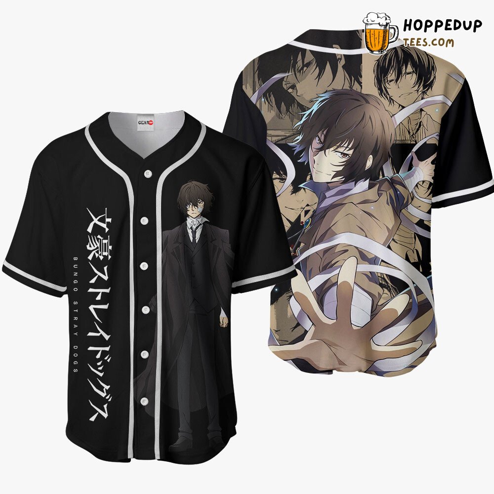 Osamu Dazai Distinctive Anime Baseball Jersey Shirt Unique Collection