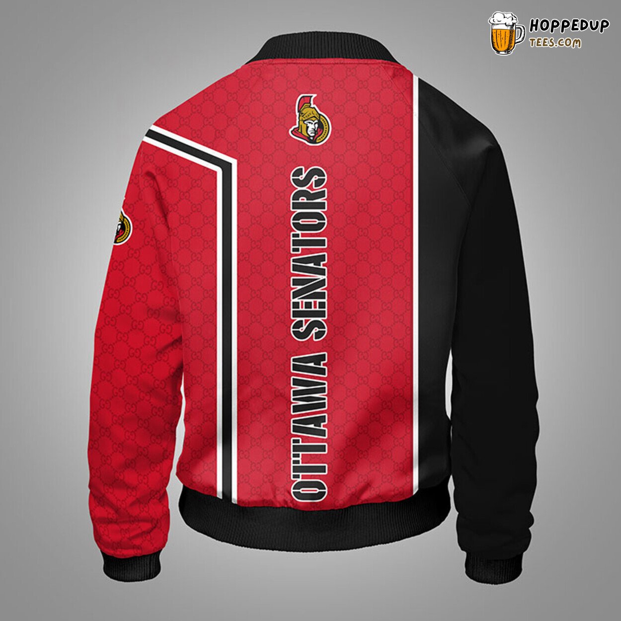 Ottawa Senators NHL Distinct Red Bomber Jacket Unique Stylish Theme