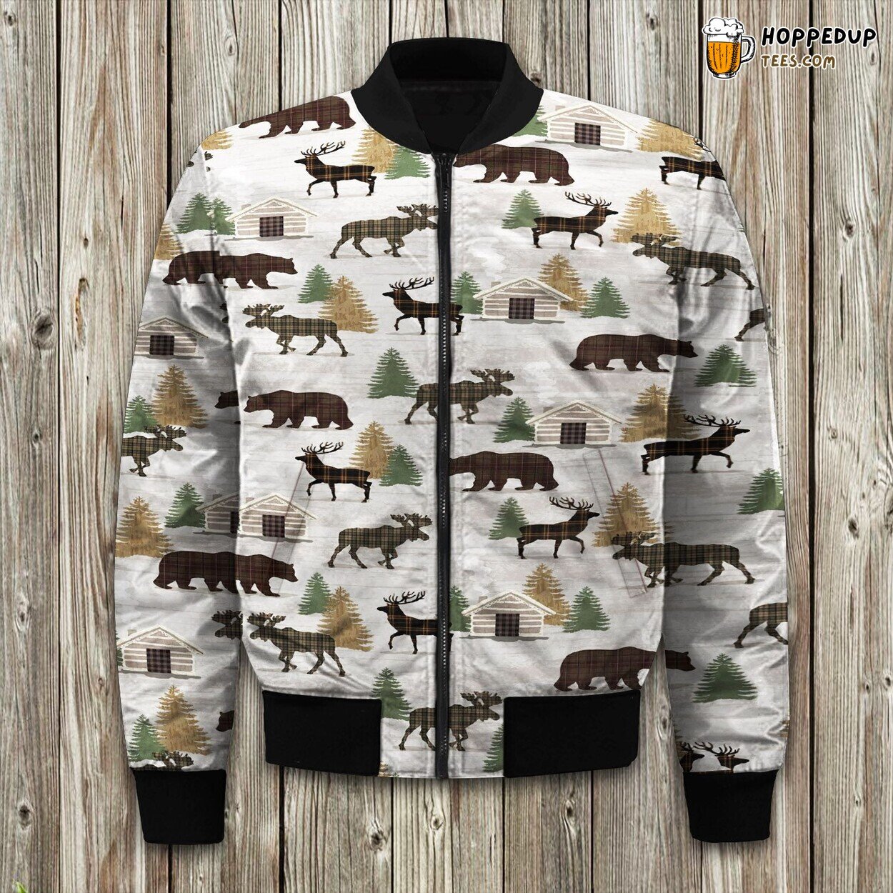 Outdoorsy Hunting Essence Winter Bomber Jacket Elite Designer Craft Lux