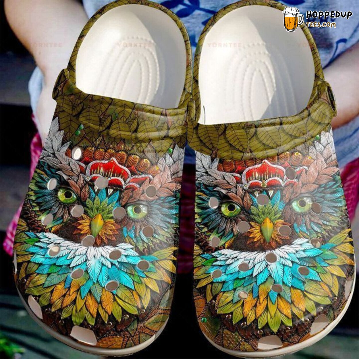 Owl Mystic Lover Gift Comfortable Rubber Clogs Artistic Footwear
