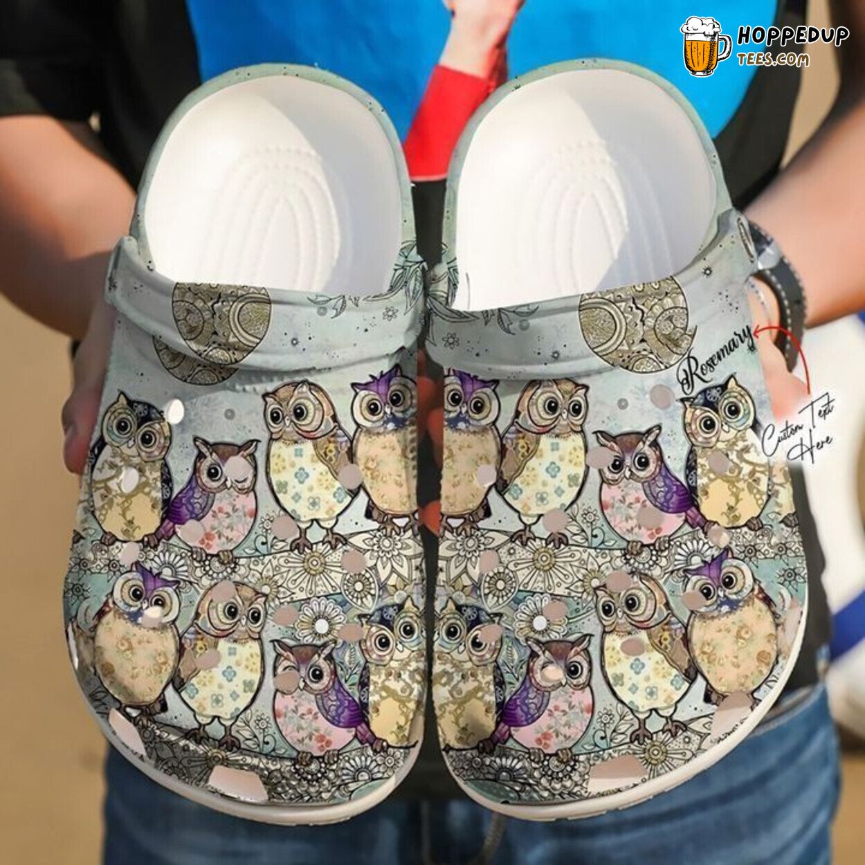Owl Personalized Family Classic Comfortable Unique Clogs Shoes