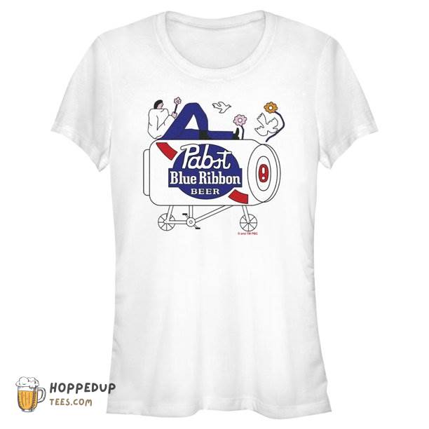 Pabst Beer Ride Custom T Shirt