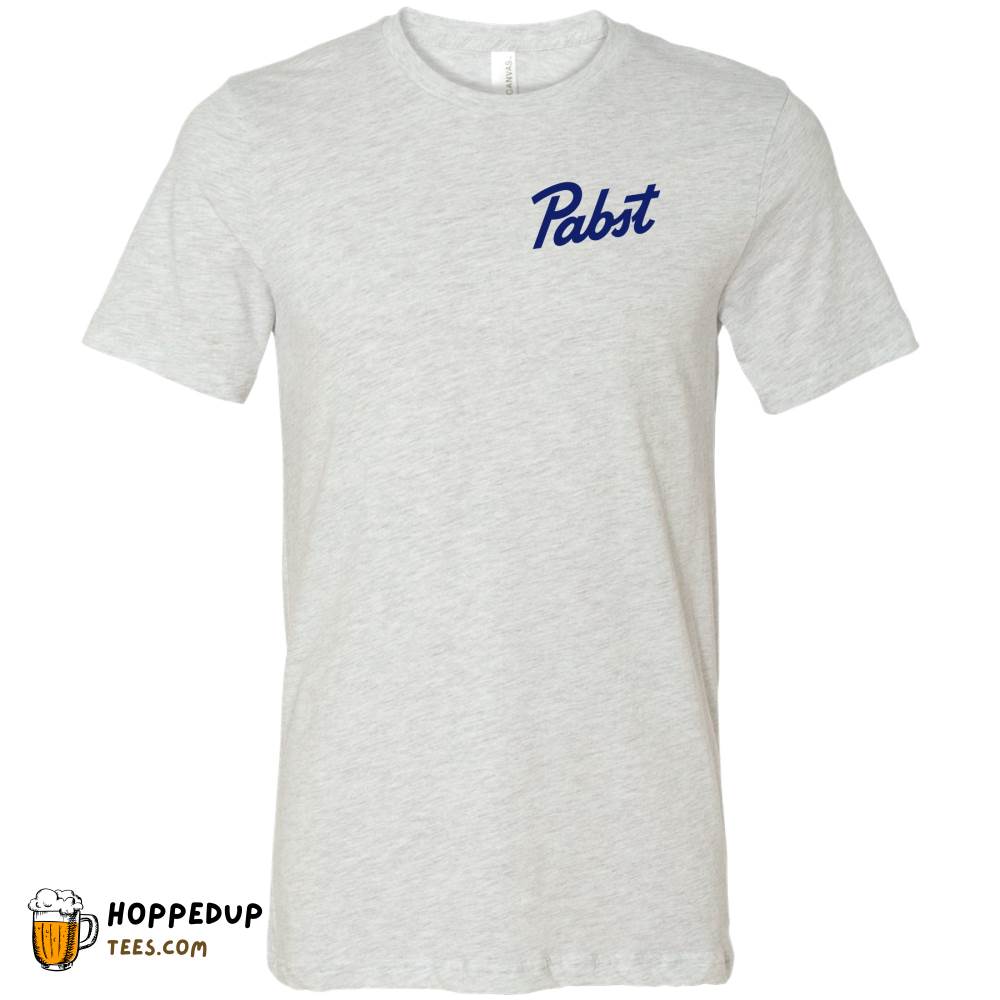Pabst Beer Six Pack 2-Sided Ash Tee HU