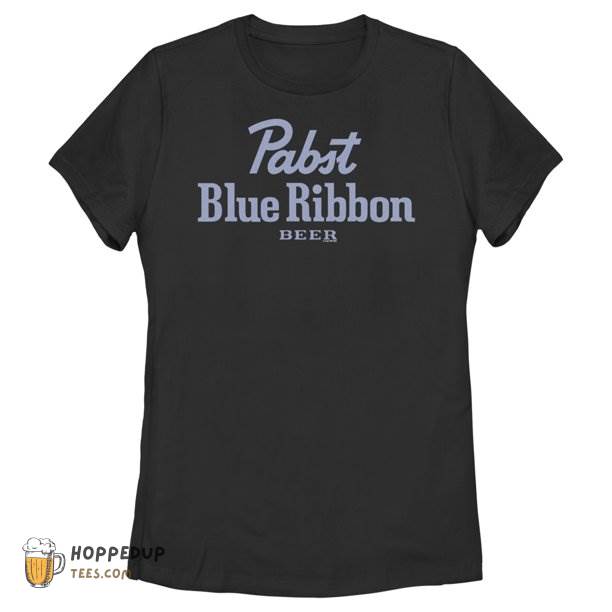 Pabst Blue Beer Graphic Black Tshirts