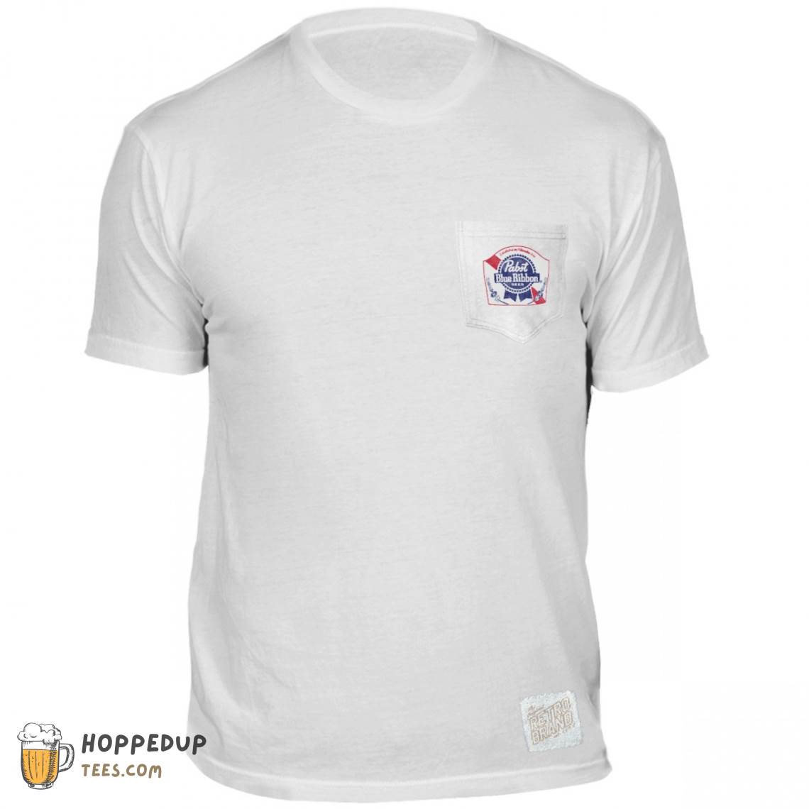 Pabst Blue Ribbon Beer Pocket T-Shirts Pabst Blue Ribbon Beer Pocket T-Shirts