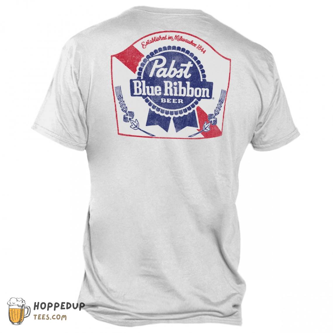 Pabst Blue Ribbon Beer Pocket T-Shirts
