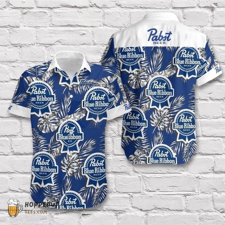 Pabst Blue Ribbon Cool Hawaiian Shirt
