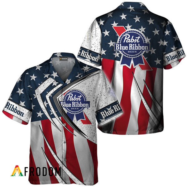 Pabst Blue Ribbon Fourth Of July Esports Hawaiian Shirt HU