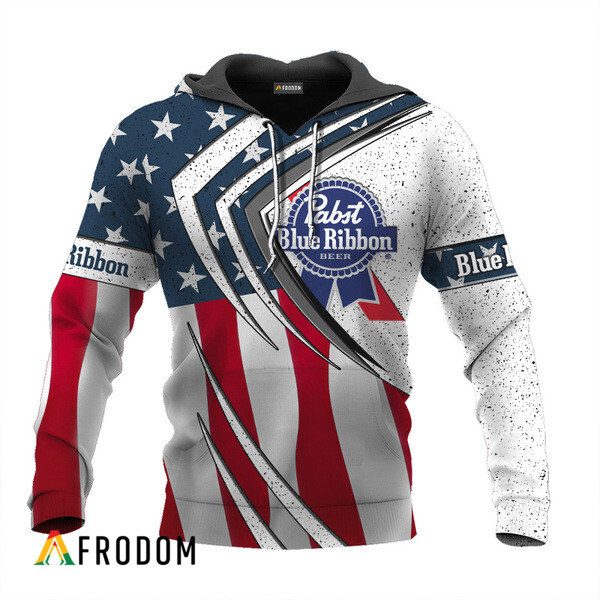 Pabst Blue Ribbon Fourth Of July Esports Hoodie HU
