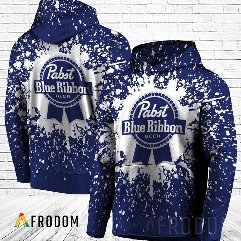 Pabst Blue Ribbon Hooded Pullover Sweatshirt HU