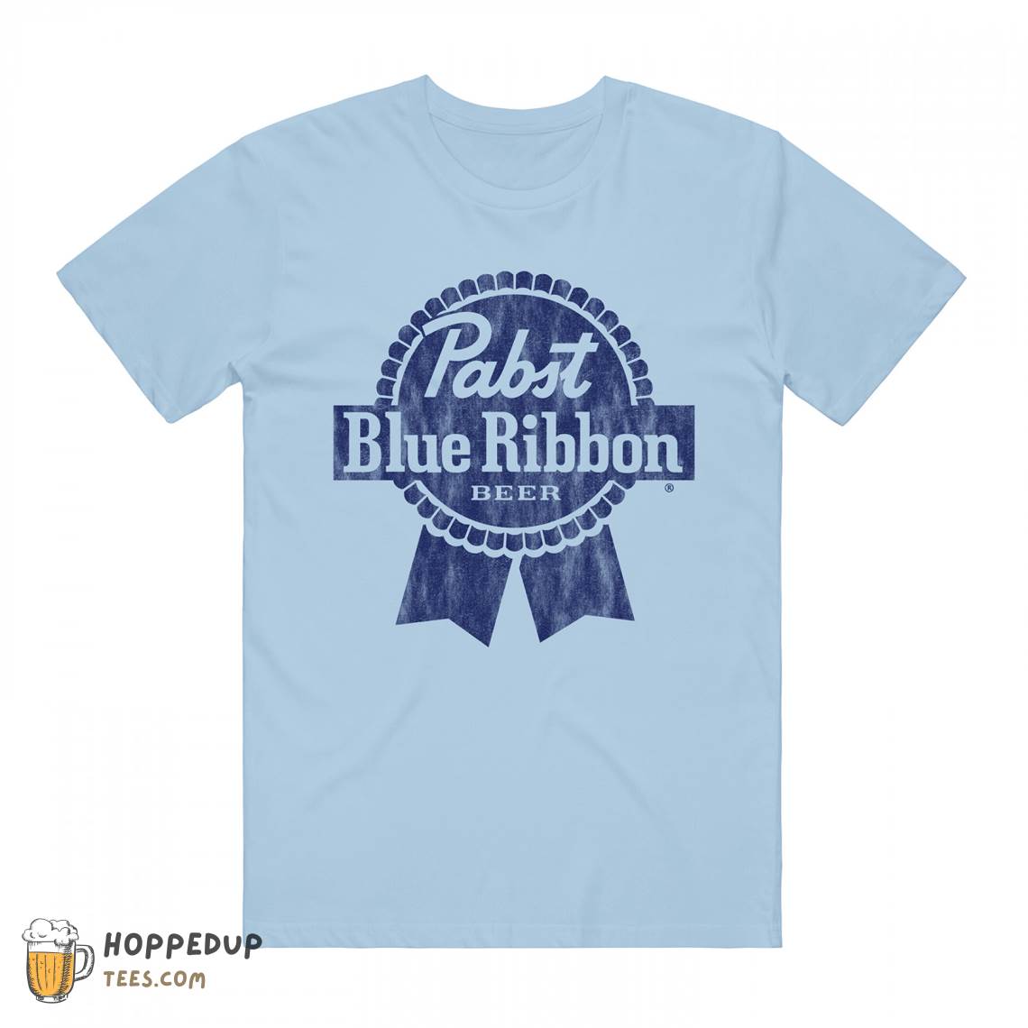 Pabst Blue Ribbon On Colorway Custom T-Shirt