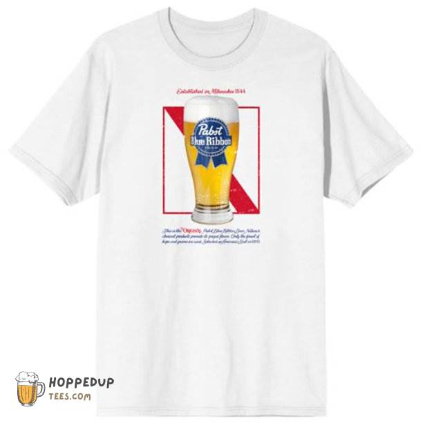 Pabst Blue Ribbon Placement T-shirts