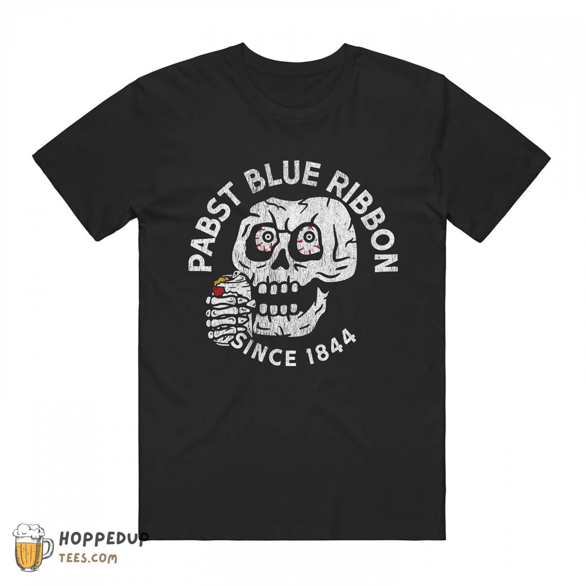 Pabst Blue Ribbon Since Skull Graphic Tees