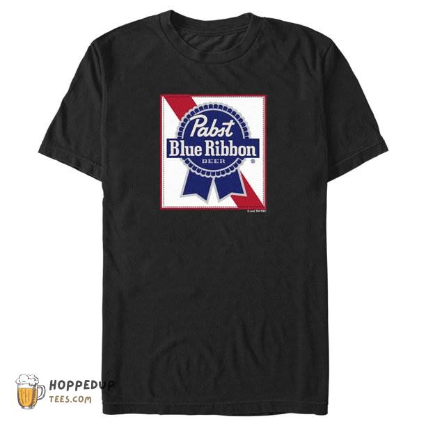 Pabst Blue Ribbon Tshirt Showcasing Classic Lager Heritage