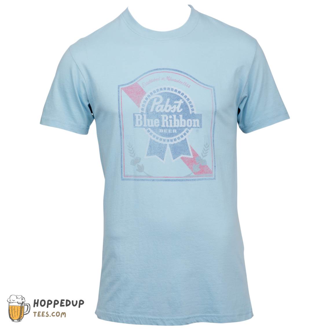 Pabst Blue Ribbon Vintage Fade Brass Tacks T-Shirt