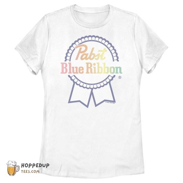 Pabst Rainbow Blue Ribbon Graphic Tee